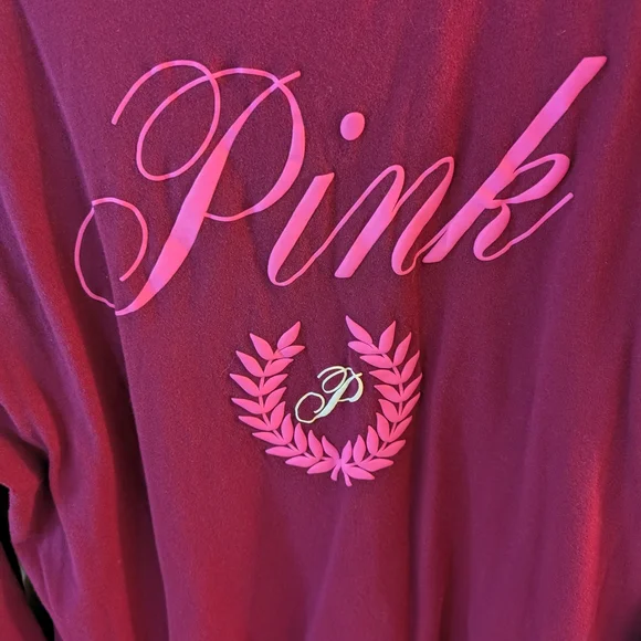 PINK Logo long Sleeve Top SIZE XL - Picture 2 of 5